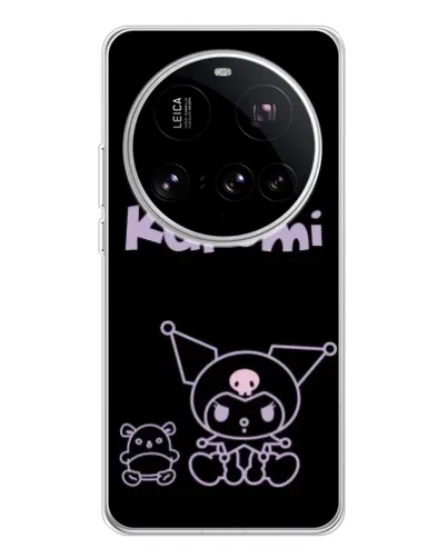Чехол для Xiaomi 15 Ultra с картинкой «Kuromi — черный минимализм» Чехол для Xiaomi 15 Ultra с картинкой «Kuromi — черный минимализм»