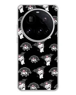 Чехол для Xiaomi 15 Ultra с картинкой «Черный паттерн Kuromi» Чехол для Xiaomi 15 Ultra с картинкой «Черный паттерн Kuromi»