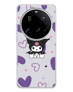 Чехол для Xiaomi 15 Ultra с картинкой «Kuromi и лавандовые сердца» Чехол для Xiaomi 15 Ultra с картинкой «Kuromi и лавандовые сердца»