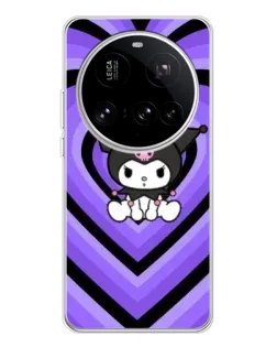 Чехол для Xiaomi 15 Ultra с картинкой «Kuromi и фиолетовые сердца» Чехол для Xiaomi 15 Ultra с картинкой «Kuromi и фиолетовые сердца»