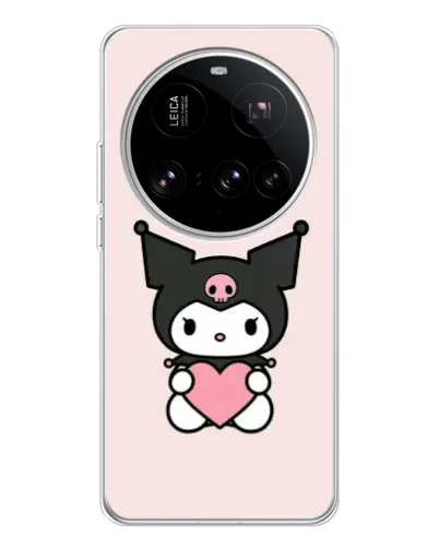 Чехол для Xiaomi 15 Ultra с картинкой «Kuromi и сердце» Чехол для Xiaomi 15 Ultra с картинкой «Kuromi и сердце»