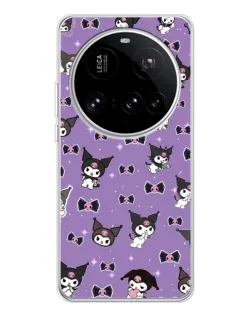 Чехол для Xiaomi 15 Ultra с картинкой «Kuromi — паттерн» Чехол для Xiaomi 15 Ultra с картинкой «Kuromi — паттерн»