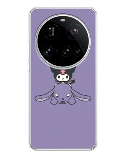 Чехол для Xiaomi 15 Ultra с картинкой «Kuromi на лиловом фоне» Чехол для Xiaomi 15 Ultra с картинкой «Kuromi на лиловом фоне»