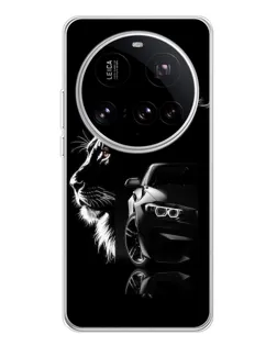 Чехол для Xiaomi 15 Ultra с картинкой «BMW и лев» Чехол для Xiaomi 15 Ultra с картинкой «BMW и лев»