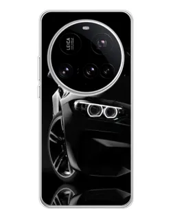 Чехол для Xiaomi 15 Ultra с картинкой «Черная BMW — профиль» Чехол для Xiaomi 15 Ultra с картинкой «Черная BMW — профиль»