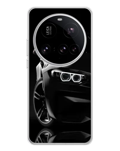 Чехол для Xiaomi 15 Ultra с картинкой «Черная BMW — профиль» Чехол для Xiaomi 15 Ultra с картинкой «Черная BMW — профиль»