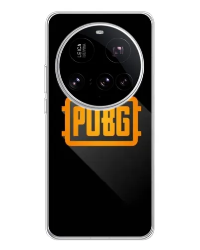 Чехол для Xiaomi 15 Ultra с картинкой «PUBG — рамка лого»