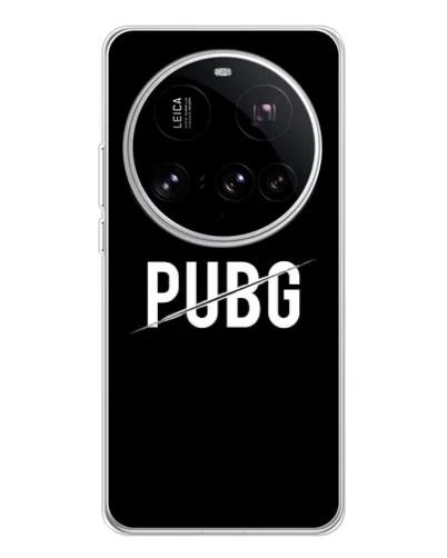 Чехол для Xiaomi 15 Ultra с картинкой «PUBG — белый логотип»