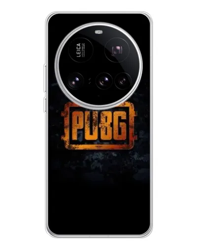 Чехол для Xiaomi 15 Ultra с картинкой «PUBG — золотой логотип»