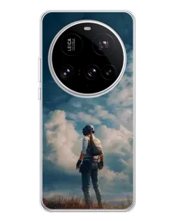 Чохол для Xiaomi 15 Ultra з картинкою «Герой PUBG на скелі» Чохол для Xiaomi 15 Ultra з картинкою «Герой PUBG на скелі»