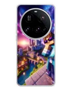 Чехол для Xiaomi 15 Ultra с картинкой «Стив и космос» Чехол для Xiaomi 15 Ultra с картинкой «Стив и космос»