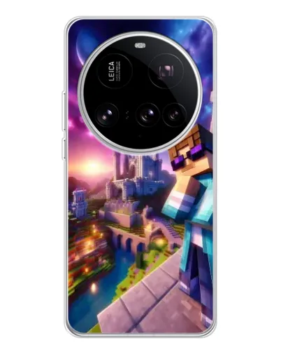 Чехол для Xiaomi 15 Ultra с картинкой «Стив и космос» Чехол для Xiaomi 15 Ultra с картинкой «Стив и космос»