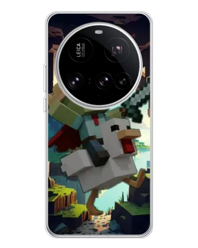 Чехол для Xiaomi 15 Ultra с картинкой «Стив и гусь» Чехол для Xiaomi 15 Ultra с картинкой «Стив и гусь»