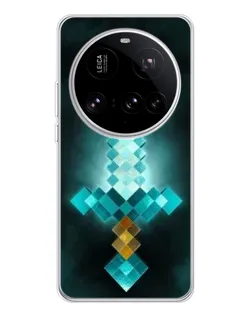 Чехол для Xiaomi 15 Ultra с картинкой «Алмазный меч неон» Чехол для Xiaomi 15 Ultra с картинкой «Алмазный меч неон»
