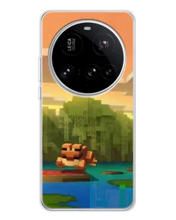 Чехол для Xiaomi 15 Ultra с картинкой «Майнкрафт закат солнца» Чехол для Xiaomi 15 Ultra с картинкой «Майнкрафт закат солнца»