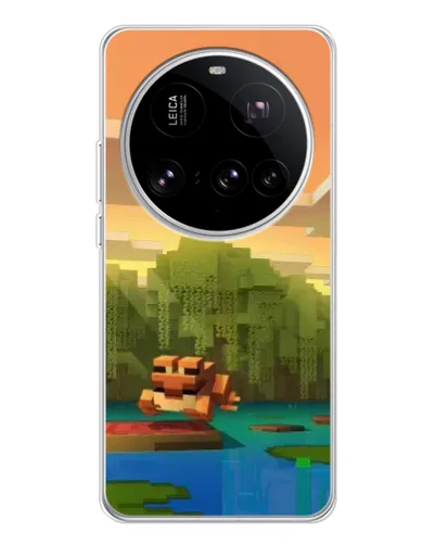 Чехол для Xiaomi 15 Ultra с картинкой «Майнкрафт закат солнца» Чехол для Xiaomi 15 Ultra с картинкой «Майнкрафт закат солнца»