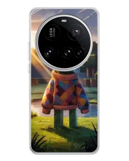 Чехол для Xiaomi 15 Ultra с картинкой «Крипер в свитере» Чехол для Xiaomi 15 Ultra с картинкой «Крипер в свитере»