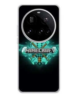 Чехол для Xiaomi 15 Ultra с картинкой «Minecraft Diamond лого» Чехол для Xiaomi 15 Ultra с картинкой «Minecraft Diamond лого»