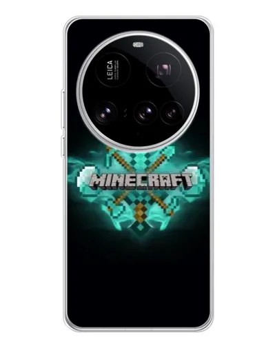 Чехол для Xiaomi 15 Ultra с картинкой «Minecraft Diamond лого» Чехол для Xiaomi 15 Ultra с картинкой «Minecraft Diamond лого»
