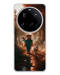 Чехол для Xiaomi 15 Ultra с картинкой «Стив в лесу» Чехол для Xiaomi 15 Ultra с картинкой «Стив в лесу»