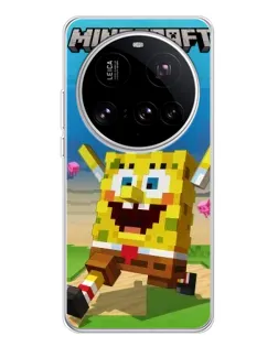 Чехол для Xiaomi 15 Ultra с картинкой «Губка Боб Minecraft» Чехол для Xiaomi 15 Ultra с картинкой «Губка Боб Minecraft»