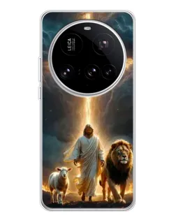 Чехол для Xiaomi 15 Ultra с картинкой «Лев Иуды и Свет»