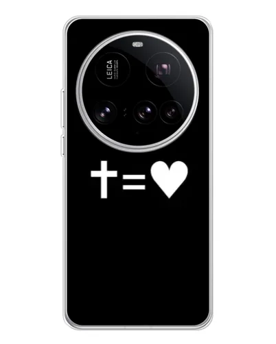 Чехол для Xiaomi 15 Ultra с картинкой «Крест и Сердце» Чехол для Xiaomi 15 Ultra с картинкой «Крест и Сердце»