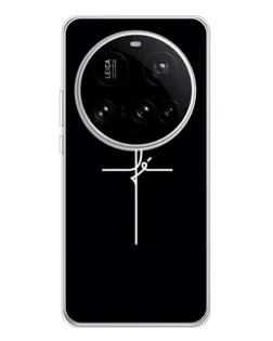 Чехол для Xiaomi 15 Ultra с картинкой «Тонкий крест»