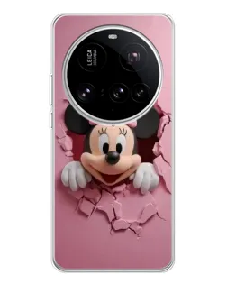 Чехол для Xiaomi 15 Ultra с картинкой «Минни сквозь стену»