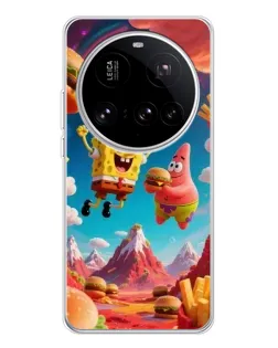 Чехол для Xiaomi 15 Ultra с картинкой «Космический фастфуд»