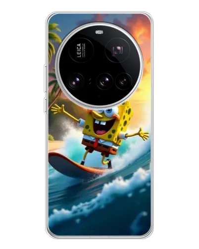 Чехол для Xiaomi 15 Ultra с картинкой «Губка Боб серфингист» Чехол для Xiaomi 15 Ultra с картинкой «Губка Боб серфингист»