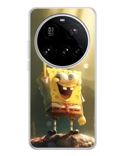Чехол для Xiaomi 15 Ultra с картинкой «Сияющий Спанч Боб» Чехол для Xiaomi 15 Ultra с картинкой «Сияющий Спанч Боб»