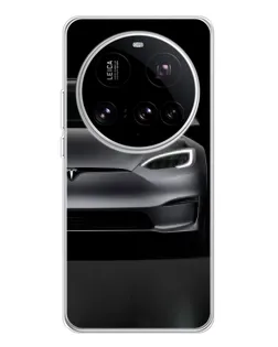 Чехол для Xiaomi 15 Ultra с картинкой «Tesla Model S Look»