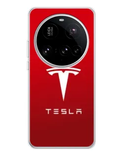 Чехол для Xiaomi 15 Ultra с картинкой «Tesla Red Classic»