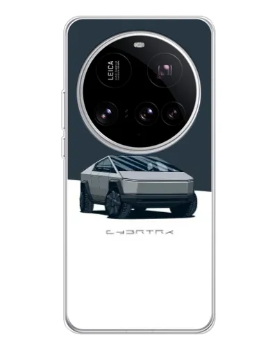 Чехол для Xiaomi 15 Ultra с картинкой «Серебристый Cybertruck Tesla» Чехол для Xiaomi 15 Ultra с картинкой «Серебристый Cybertruck Tesla»