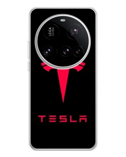 Чехол для Xiaomi 15 Ultra с картинкой «Tesla Red Logo» Чехол для Xiaomi 15 Ultra с картинкой «Tesla Red Logo»