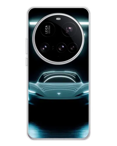 Чехол для Xiaomi 15 Ultra с картинкой «Tesla в неоне» Чехол для Xiaomi 15 Ultra с картинкой «Tesla в неоне»