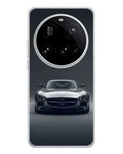 Чехол для Xiaomi 15 Ultra с картинкой «Mercedes на черном»