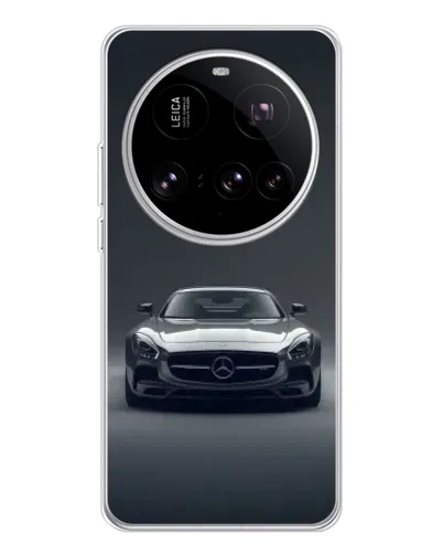Чехол для Xiaomi 15 Ultra с картинкой «Mercedes на черном» Чехол для Xiaomi 15 Ultra с картинкой «Mercedes на черном»