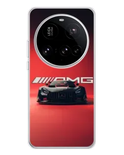 Чехол для Xiaomi 15 Ultra с картинкой «Mercedes AMG — красная линия»