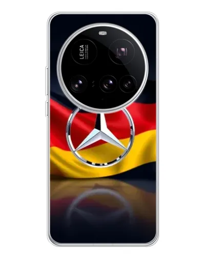 Чехол для Xiaomi 15 Ultra с картинкой «Mercedes — флаг Германии» Чехол для Xiaomi 15 Ultra с картинкой «Mercedes — флаг Германии»