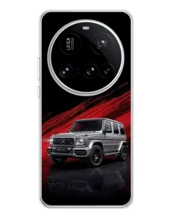 Чехол для Xiaomi 15 Ultra с картинкой «Mercedes G-Class красный»