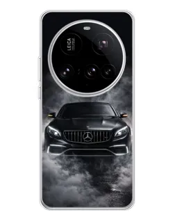 Чехол для Xiaomi 15 Ultra с картинкой «Mercedes в дыму»