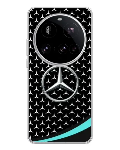 Чехол для Xiaomi 15 Ultra с картинкой «Mercedes — бирюзовый акцент» Чехол для Xiaomi 15 Ultra с картинкой «Mercedes — бирюзовый акцент»