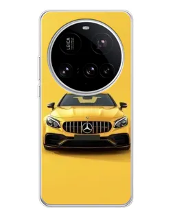 Чехол для Xiaomi 15 Ultra с картинкой «Желтый Mercedes GT»