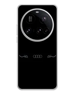 Чехол для Xiaomi 15 Ultra с картинкой «Audi — световой подпись»