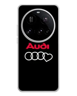 Чехол для Xiaomi 15 Ultra с картинкой «Логотип Audi Heart»