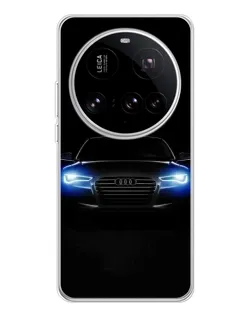 Чехол для Xiaomi 15 Ultra с картинкой «Audi в неоне»