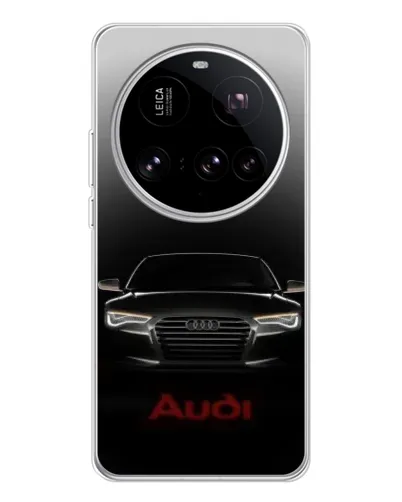 Чехол для Xiaomi 15 Ultra с картинкой «Audi — градиентный контур» Чехол для Xiaomi 15 Ultra с картинкой «Audi — градиентный контур»