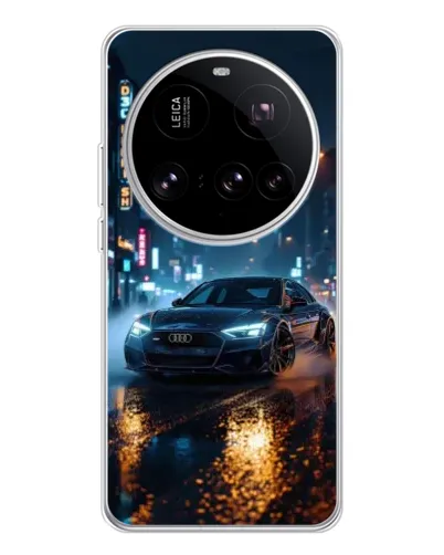 Чехол для Xiaomi 15 Ultra с картинкой «Ночной город и Audi» Чехол для Xiaomi 15 Ultra с картинкой «Ночной город и Audi»